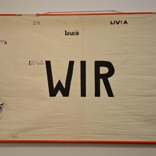 WIR als Leinwandkunst