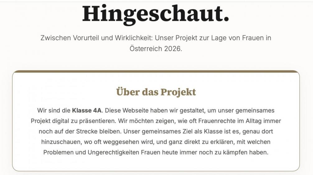 Hingeschaut Foto