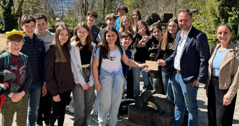 Spendenübergabe Alpenzoo