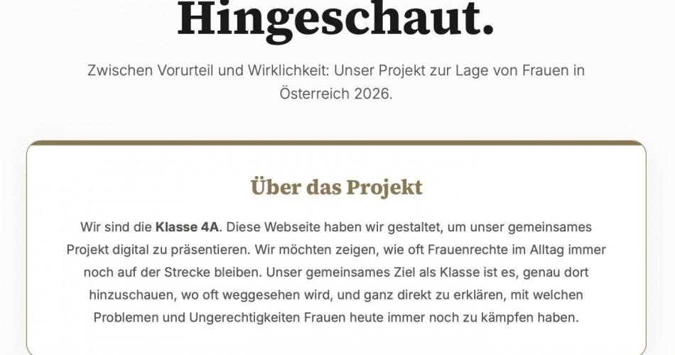 Hingeschaut Foto